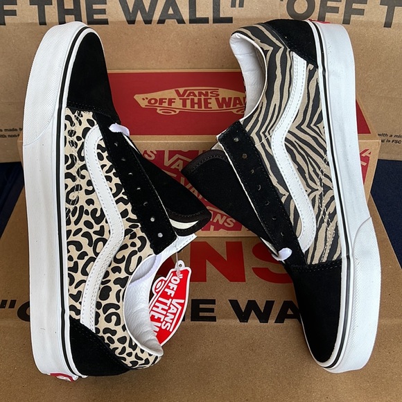 Vans Old Skool Safari Multi Mix/True White mens - Picture 12 of 16